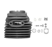 Kit de cylindre, jeu de vis à Piston de tronçonneuse 52mm, forte Diffusion thermique, alliage d'aluminium léger