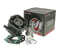 Kit de cylindres Naraku NK101.33 50ccm pour cyclomoteurs avec moteur Derbi EBE ou EBS, comme Senda, GPR, Gilera RCR, SMT