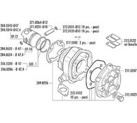 Kit de cylindres POLINI adapté à Yamaha-adapté à Aprilia SR H20-Mal.F12 LC Pin 12mm
