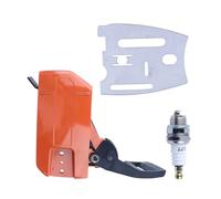 Kit de de poignée de couvercle latéral de frein de chaîne de bague de tronçonneuse adapté aux modèles 61 66 266 268 272
