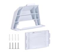 Kit de de Support de routeur - Support Mural en ABS Blanc pour routeurs WiFi | Organisateur de réseau Durable pour la Maison, Le Bureau, Les Petites Entreprises, l'installation Murale, la gest