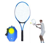 Kit de de tennis solo - Ballon d'entraînement élastique avec base robuste et cordon élastique | Appareil d'entraînement de tennis pour parcs, allées, exercices de terrain, routines de sport à