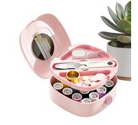 Kit de de Voyage - Boîte de Rangement Pour Aiguilles Et, Kit de Magnétique,pour Arrêts de Réparation de Broderie Débutants Filles Adultes