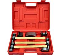 kit de débosselage de carrosserie 7 pièces Marteau de débosselage Kit de réparation de bosses