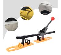 Kit de débosselage, outil de réparation de carrosserie de voiture avec extenseur en fer et plaques de traction pour moto, réfrigérateur, Machine à laver, bricolage, réparation à domicile Jaune