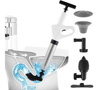 Kit de déboucheur de toilettes haute pression en acier inoxydable robuste pour évier, déboucheur de canalisation, outil de débouchage pour toilettes, baignoire, lavabo