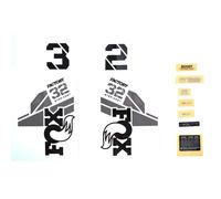 Kit de décalcomanie Fox 2021, 32 SC, F-S, Logo, Fork Noir