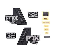 Kit de décalcomanie Fox 2021, 32 SC, P-Se, Logo, Fork Noir