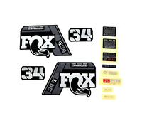 Kit de décalcomanie Fox 2021, 34, E-Bike+, P-SE, Logo, Fork Gris