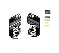Kit de décalcomanie Fox 2021, 34 SC, P-S, Logo, Fork Gris