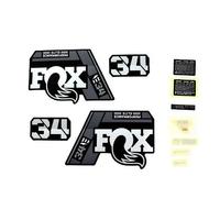 Kit de décalcomanie Fox 2021, 34 SC, P-SE, Logo, Fork Gris