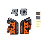 Kit de décalcomanie Fox 2021, 40, F-S, Logo, Fork Orange