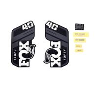 Kit de décalcomanie Fox 2021, 40, P-S, Logo, Fork Gris