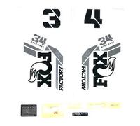 Kit de décalcomanie Fox 2022, 34 SC, F-S, Logo, Fork Noir