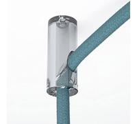 Kit de décentralisation, Crochet au Plafond pour câble électrique avec système de Blocage - Transparent