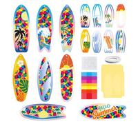 Kit de Déco Printanière, 16 Kits de Bricolage de Loisirs Créatifs de Printemps, Autocollants Fenêtre À Réaliser Soi-Même avec Effet Vitrail, Attrape-soleil Pendentif pour Maison Decoration