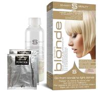 Kit de décoloration n°2 pour cheveux blonds, décolorant capillaire Smart Blonde, éclaircissant pour cheveux, idéal pour les mèches, préparation parfaite pour des couleurs pastel éclatantes, végan, san
