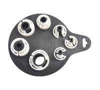 Kit de déconnexion 7 pièces A/C et conduite de carburant avec 7 tailles de trous pour tubes de 6 mm, 8 mm, 9,5 mm, 12,7 mm, 16 mm, 19 mm, 22 mm