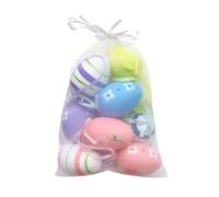 Kit De Decoración De Huevos De Pascua,Kits De Decoración De Huevos - 12 Piezas De Huevos De Pascua Coloridos Para , Juguete Para Niños, Kit De Pintura De Huevos De Pascua Para Decoraciones De