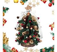 Kit de décoration d'arbre de Noël - Décorations faites à la main naturelles | boules d'arbre de Noël - pour les familles amis couples anniversaire vitrine bibliothèque salon canapé