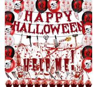 Kit de décoration de fête d'Halloween Blood Happy For Set Fournitures pour la maison Nouvel An Festival Kit