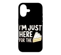 Kit de décoration de gâteau « I'm Just Here for The Cake » Coque pour iPhone 17