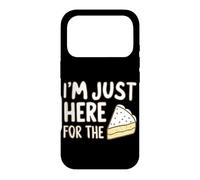 Kit de décoration de gâteau « I'm Just Here for The Cake » Coque pour iPhone 17 Pro