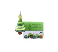 Kit de décoration de Noël en plastique coloré 8 cm, 5,5 cm, 4,8 cm
