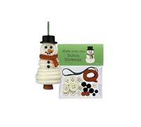 Kit de décoration de Noël en plastique coloré 8 cm, 5,5 cm, 4,8 cm