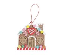 Kit de décoration de Noël religieux en mousse « This House Believes » en pain d'épices - 12 ensembles - Idéal pour les événements à l'église, l'école du dimanche et les travaux manuels de vacances