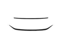 Kit De Décoration De Pare-Chocs Avant avec Bandes Noires Et Garniture Chromée Samurai pour Tiguan MK2 2022 2023(2pcs)