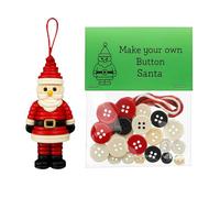 Kit de décoration de sapin de Noël à suspendre, Père Noël, ange, bonhomme de neige, pendentif pour sapin de Noël - Breloque de décoration artisanale pour adultes et enfants, rétroviseur, sac, fenêtre