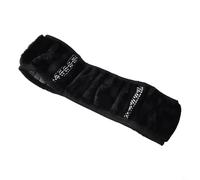 Kit de décoration d'intérieur de voiture avec housse de volant épaisse et douce assortie au frein à main et aux housses de levier de vitesse, miroir brillant et tapis de sol pour la conduite