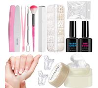 Kit de décoration d'ongles, gel sculptant 3D, motifs de manucure, longue durée, pour salon de beauté, fournitures d'art professionnelles pour femmes et amateurs de beauté