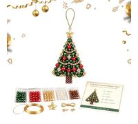 Kit de décoration festive en perles pour sapin de Noël 150 g | Projet de perles d'arbre de Noël pour femme, maman, épouse, fête, maison, bureau, bibliothèque, cheminée, entrée