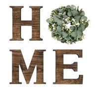 Kit de décoration murale pour la maison - Art de lettres de ferme - Accent intérieur élégant - Design suspendu inspiré des vertes - Création de chaleur visuelle à l'entrée de la porte