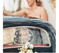 Kit de décoration - Vive les Mariés - Mariage - Autocollants lettres et chiffres - Mixte - Adulte