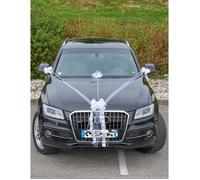 Kit de décoration voiture mariage - Blanc
