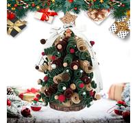 Kit de décorations d'arbre de Noël | décorations faites à la main naturelles, boules d'arbre de Noël, pour les familles amis couples anniversaire vitrine bibliothèque salon canapé