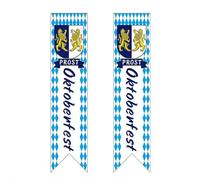 Kit de décorations de fête de la bière, bannière de drapeau de la bière, bannières bavaroises, fournitures de fête allemandes, bannière de drapeau de la bière, décoration de nappe accessoires de fête