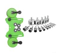 Kit de découpe de trou efficace pour carrelage, verre, marbre avec revêtement diamant et aspiration sûre