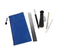 Kit de Découpe de Verre Manuel, Stylo de Coupe, 2 Lames | Poignée Ergonomique, Métal et Plastique, pour Vitrage Fenêtre et Mosaïque, Bricolage Créatif, Usage Précis
