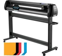 Kit de découpe vinyle SucceBuy 53", haute précision hors ligne, vitesse et force réglables, logiciel SignMaster, panier de lames pour fenêtres DIY