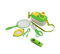 Kit de découverte de la nature pour enfants - Boîte d'observation pratique - Pelle Gogga Catcher - Filet papillon pour enfants
