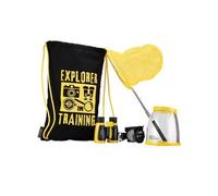 National Geographic Kit d'exploration enfants - Jumelles, boussole, filet de capture, loupe & sac