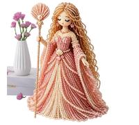 Kit de déesse perlée 3D - Kit de bricolage | Projet de figurine fait main | ABS Bead Assembly Craft, Mythological Goddess Display, Relaxing DIY Creative Activity, For Home Desk Bookshelf Decor