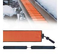 Kit de dégivrage de Toit et de gouttière, Ruban Chauffant électrique for dégivrage de Toit, câble Chauffant en graphène for la Fonte de la Neige, étanchéité IPX7(500CM)