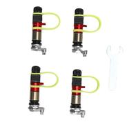 Kit de dégonflage de pneu à dégagement rapide, valve de dégonflage de pression de pneu en alliage d'aluminium de haute précision pour tout-terrain, sable, neige, terrain rocheux,