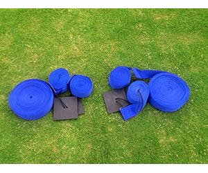 Kit de Délimitation pour Terrain de Beach-Soccer - Installation Simple et Rapide ! Couleur Bleue, Couleur Officielle !