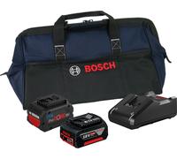 Kit de démarrage 18V Bosch / 1x batterie 4,0 Ah + 1x batterie 5,5 Ah ProCORE18V + chargeur GAL 18V-40 dans une sacoche d'artisanat